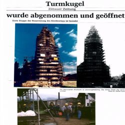 Turmgeruest Hainewalde 1993 01